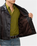 Tom Holland The Odyssey Movie Promotion 2026 Leather Jacket - Image 4