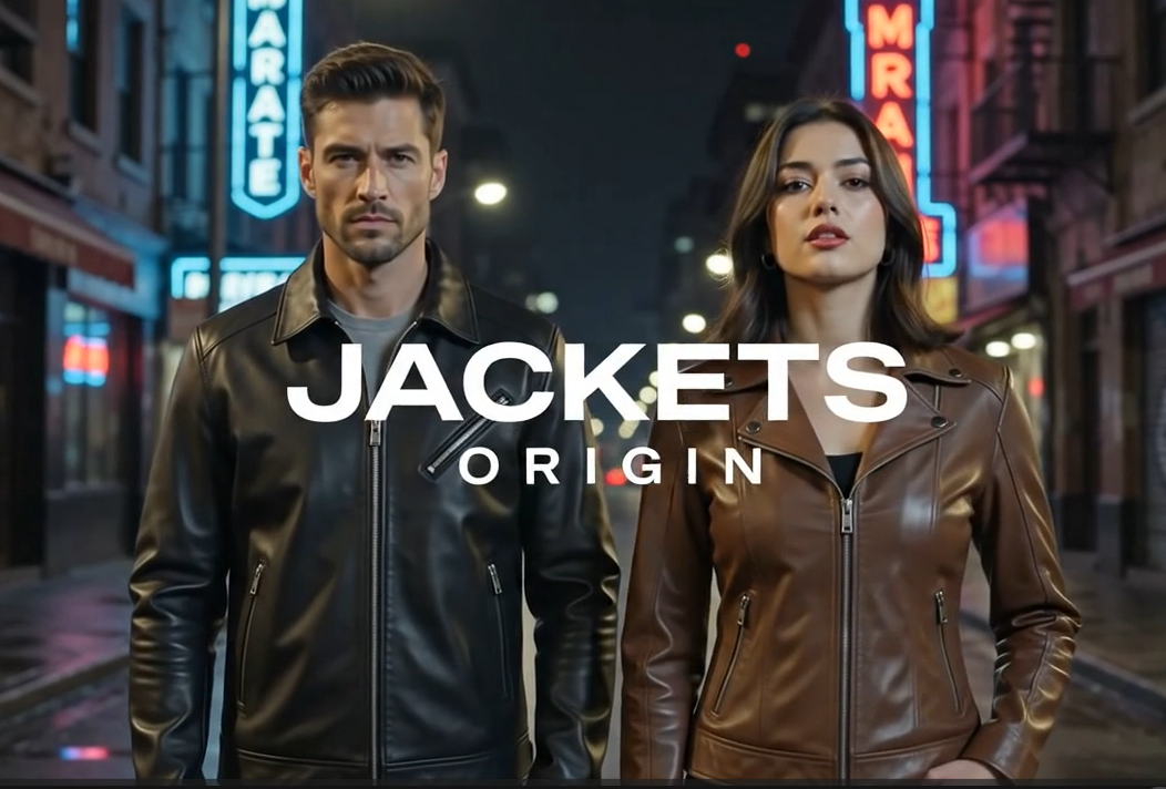 Men and Women Leather Jacket Video Image