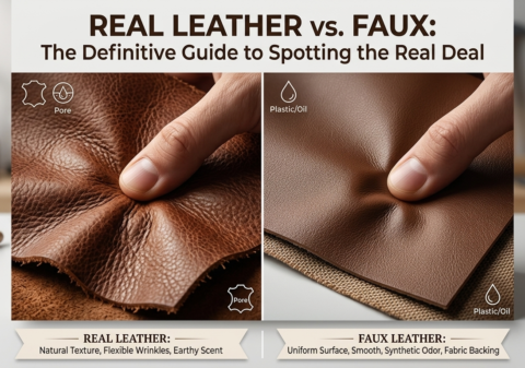 How to Tell Real Leather from Fake — What to Look for Before You Buy