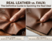 How to Tell Real Leather from Fake — What to Look for Before You Buy