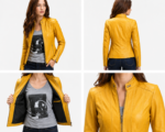 Megan Fox TMNT Yellow Leather Jacket - all - Jackets Origin