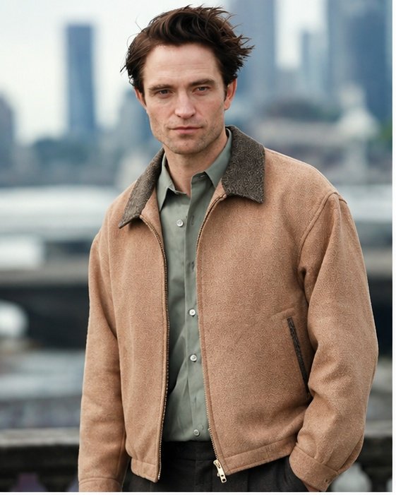 Robert Pattinson The Odyssey Movie Promotion 2026 Jacket front